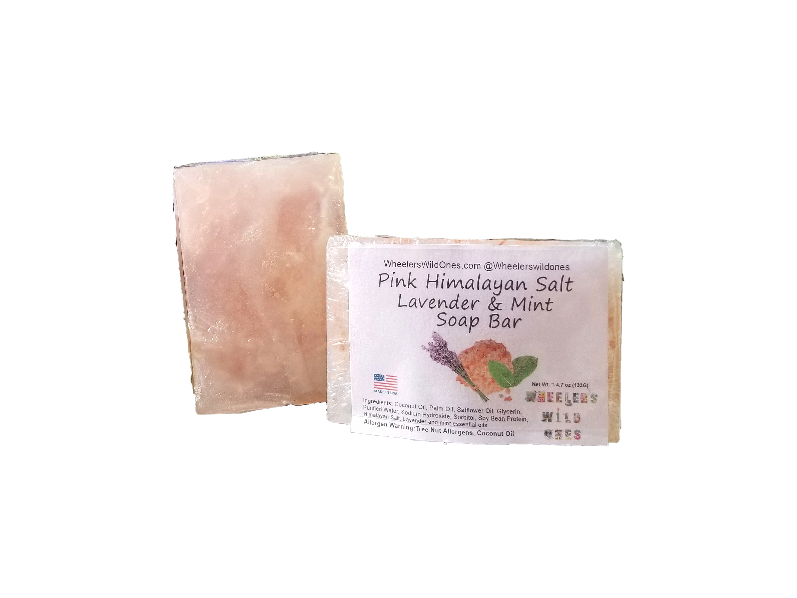 Traverse Bay Bath and Body- All natural handmade cold process bar  soap,lavender Rose Himalayan pink salt, essential oil soap. 3 bar pack 16 +  . Made in the USA, बॉडी वॉश, बॉडी